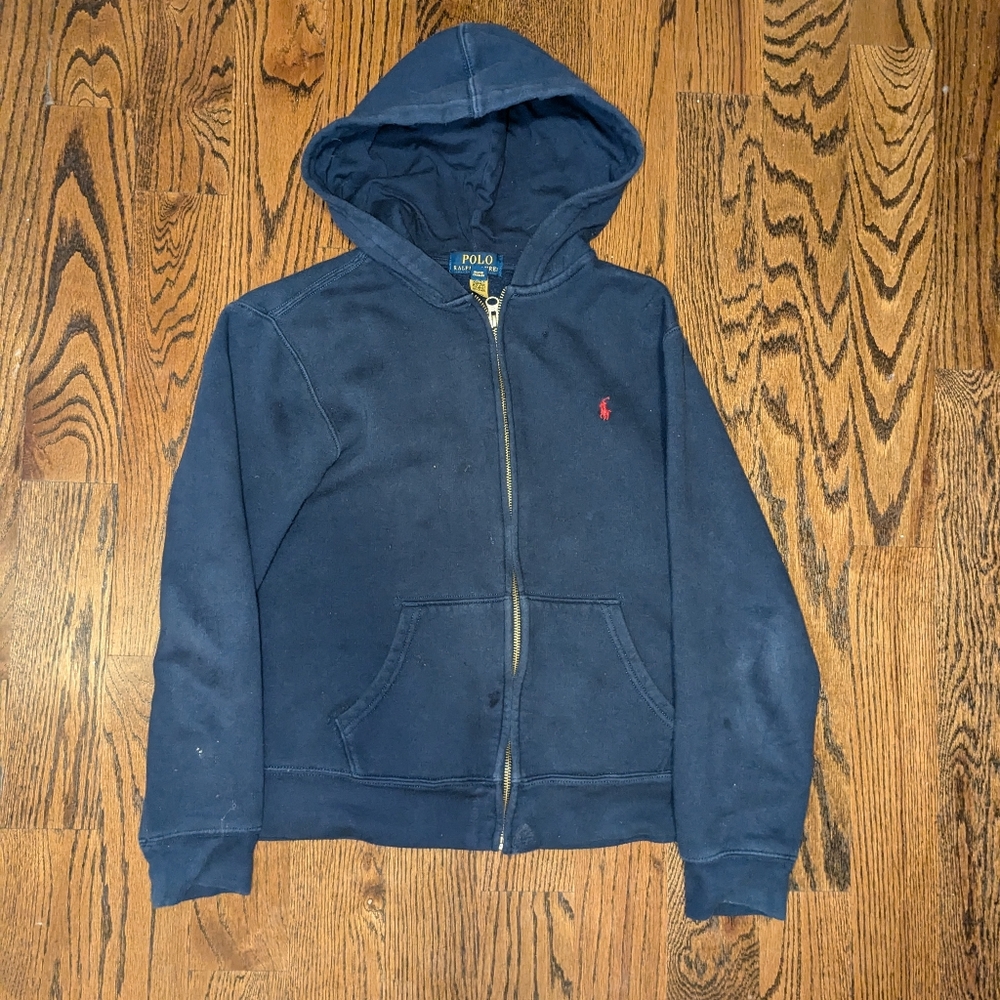 Polo Raphl Lauren zip up *kids* Size: Large